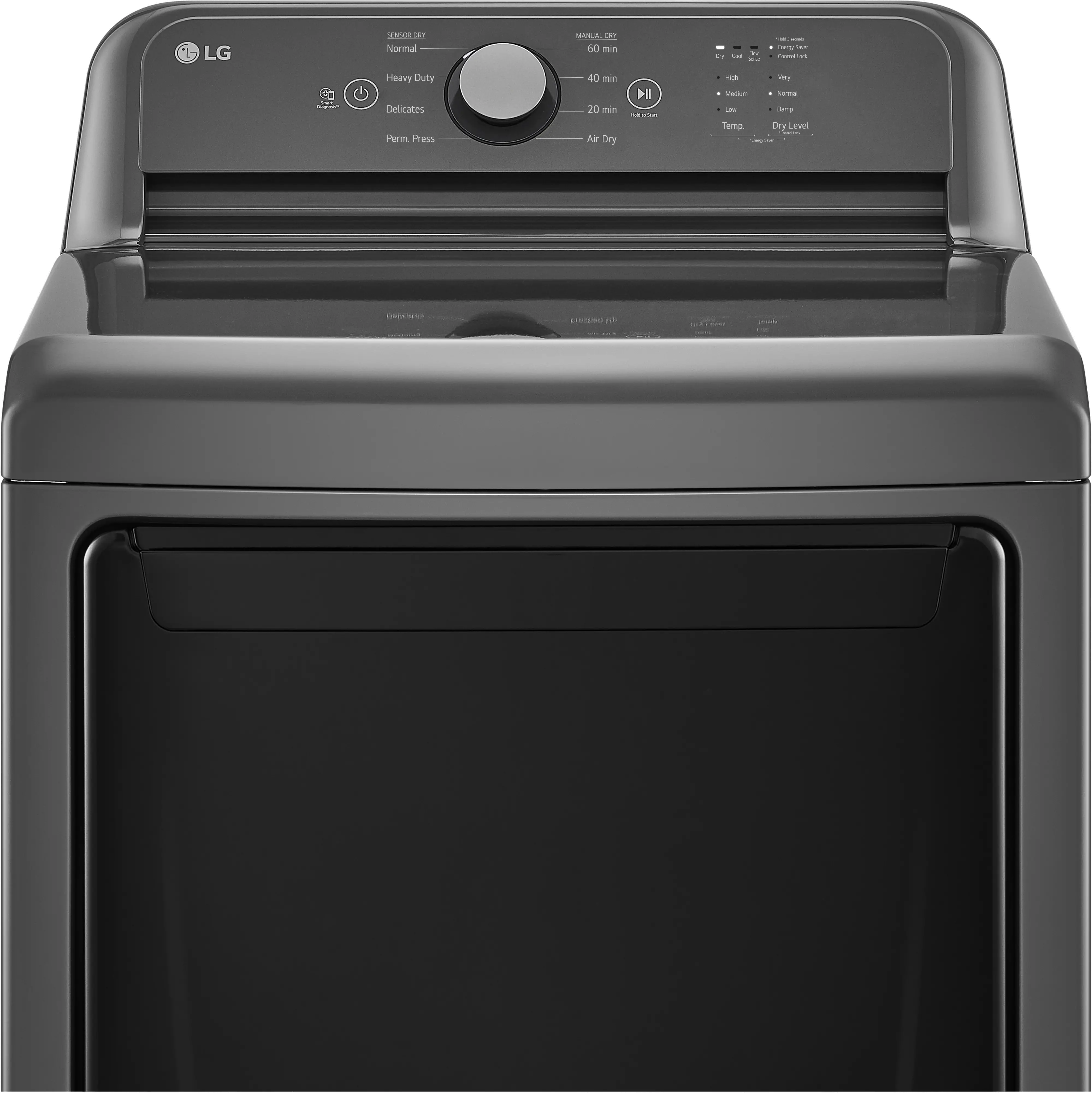 DLE6100M LG 7.3 Cu Ft Electric Dryer - Monochrome Gray-7