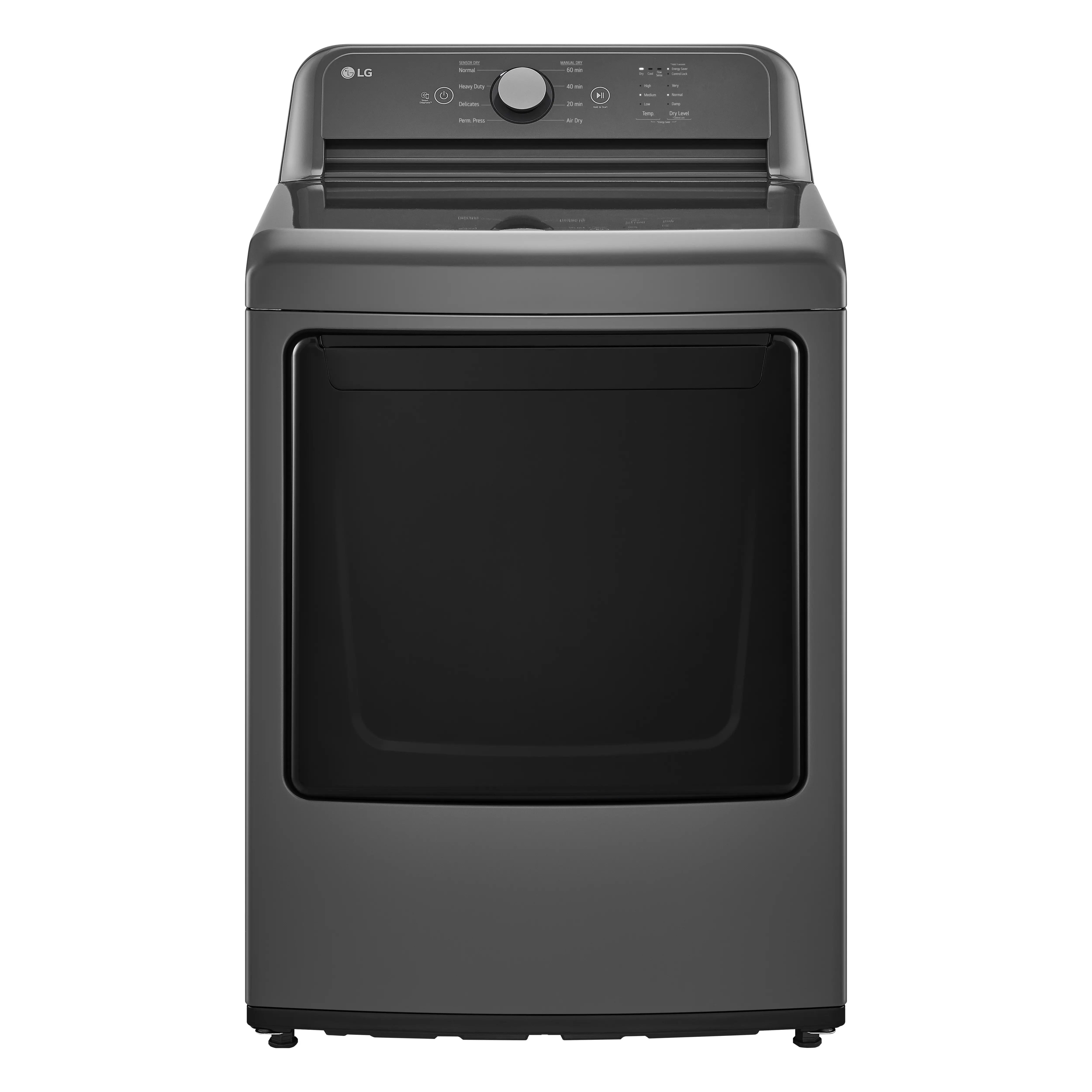 DLG6101M LG 7.3 Cu Ft Gas Dryer - Monochrome Gray-1