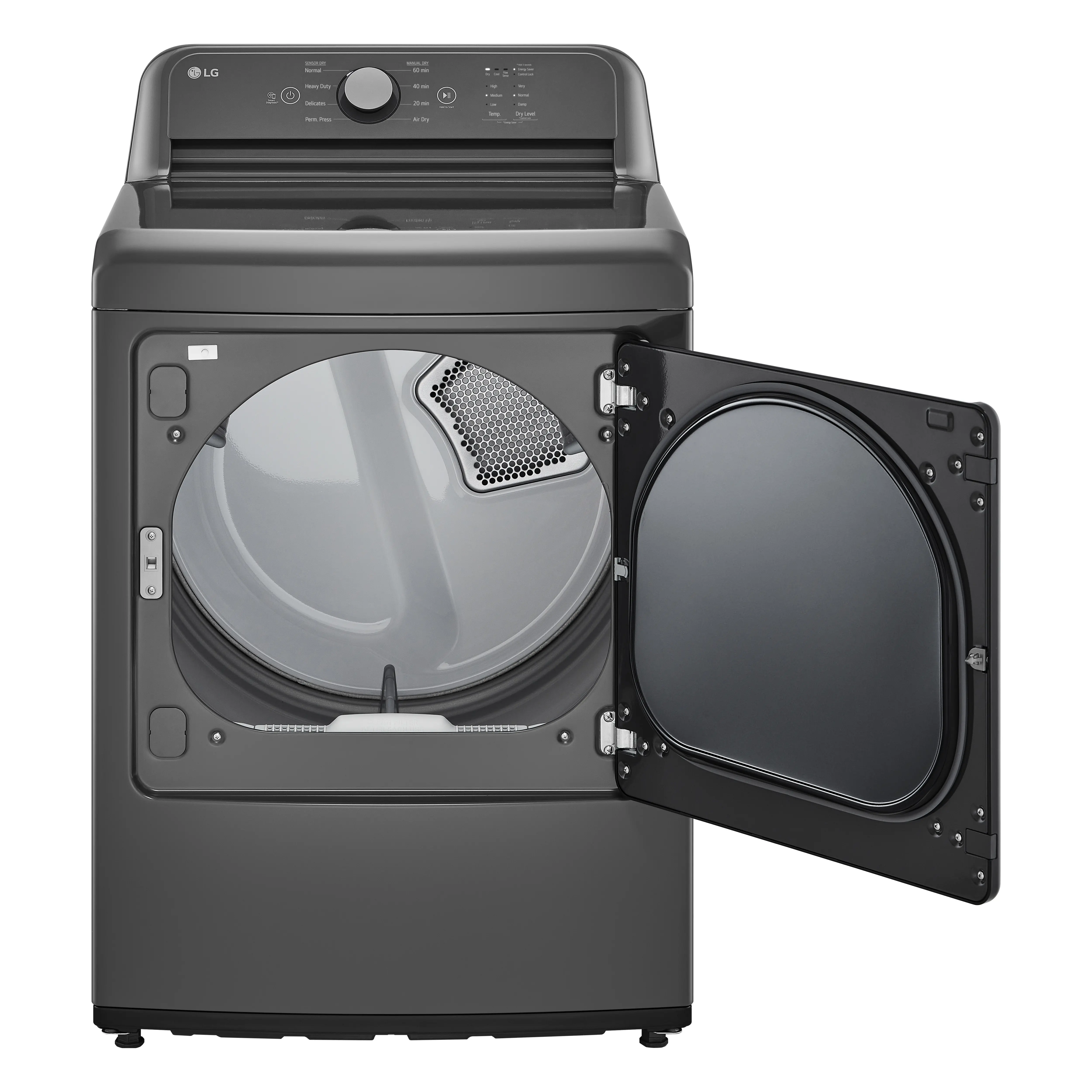 DLG6101M LG 7.3 Cu Ft Gas Dryer - Monochrome Gray-6