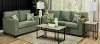 7PC/WALLST/EUCALYPTUS Wall St. Green 7 Piece Living Room Set
