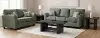 7PC/WALLST/EUCALYPTUS Wall St. Green 7 Piece Living Room Set