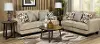 7PC/BRYN/TEAK/SLTL Bryn Beige 7 Piece Living Room Set