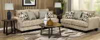 7PC/BRYN/TEAK/SLTL Bryn Beige 7 Piece Living Room Set