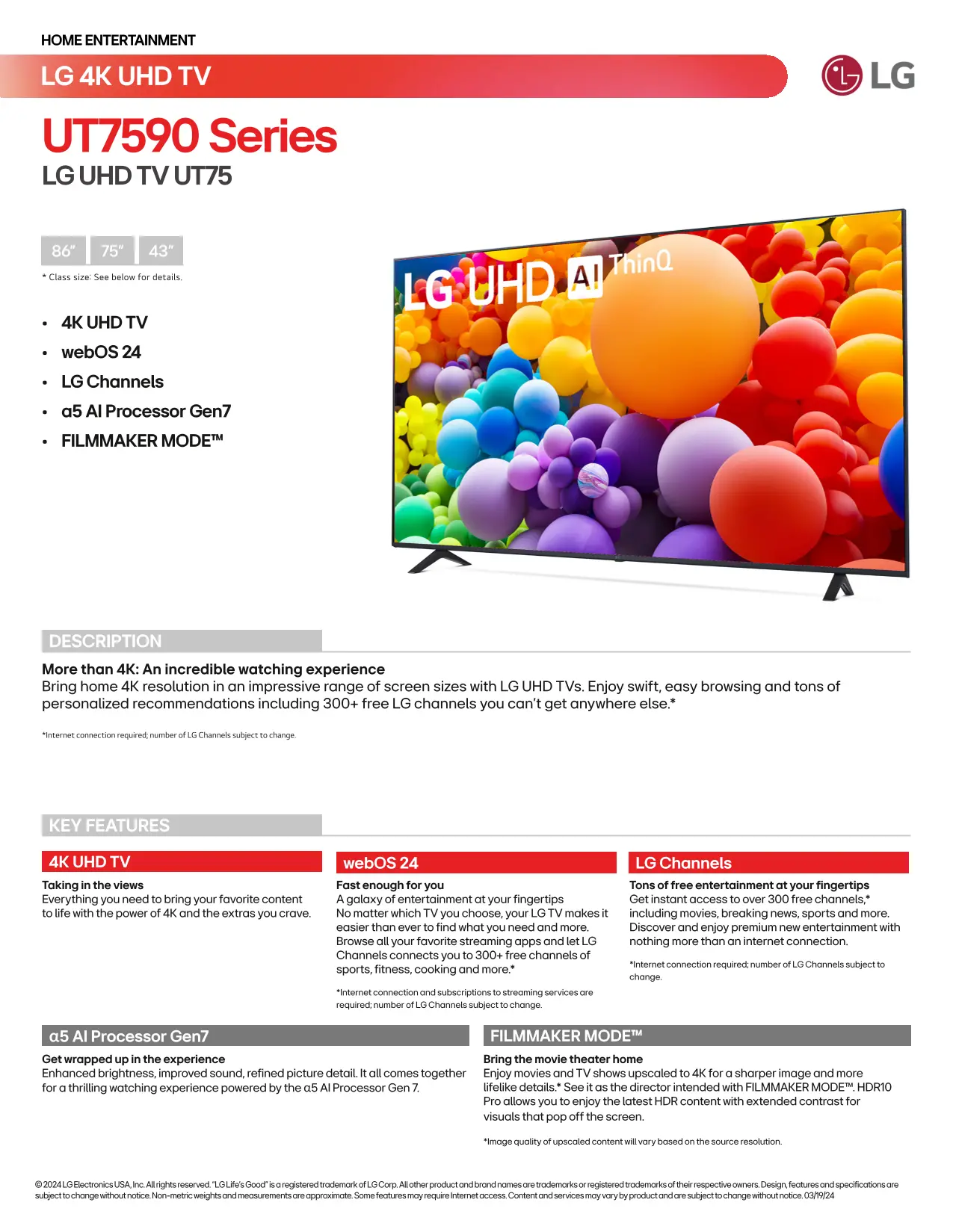 55UT7570PUB.AUSQ LG 55” UT75 Series LED 4K UHD Smart webOS TV-17