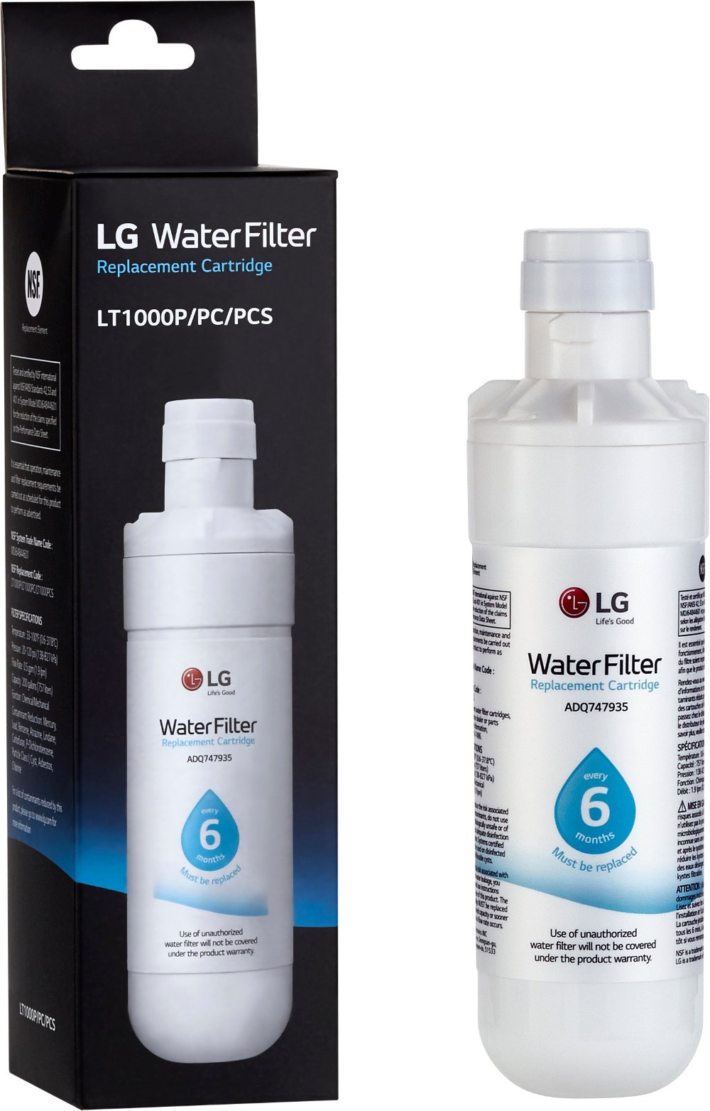 LG Replacement Water Filter - LT1000P