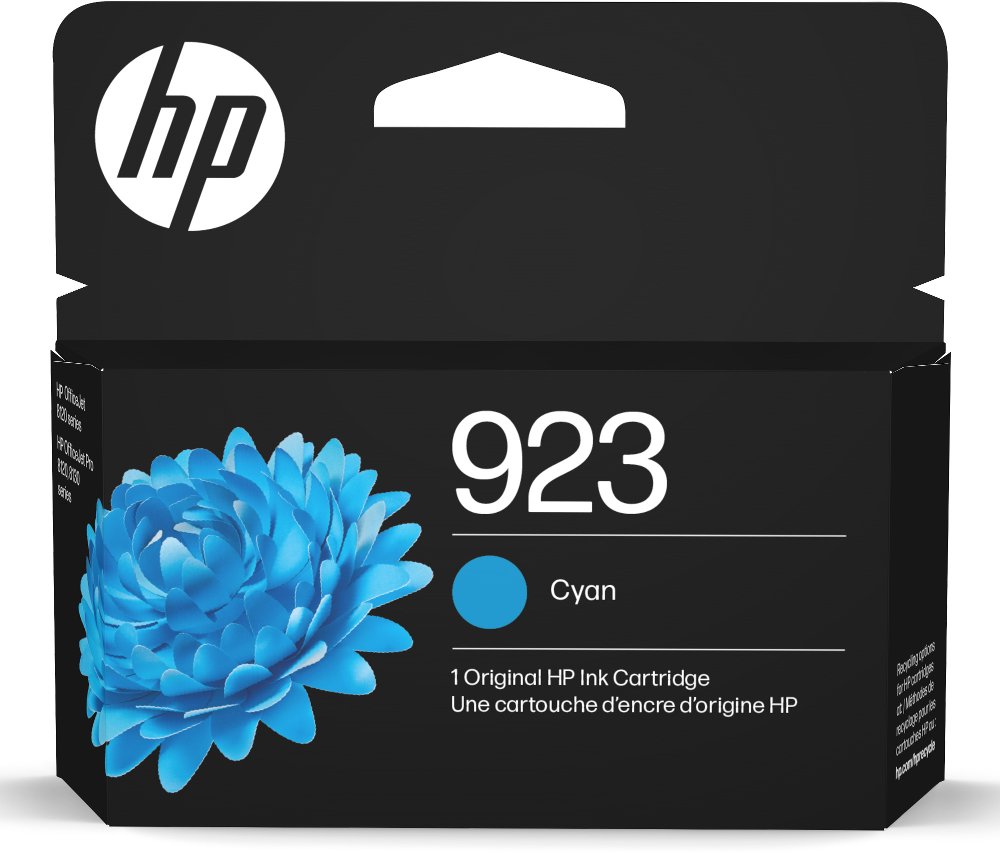 HP 923 Standard Capacity Ink Cartridge - Cyan