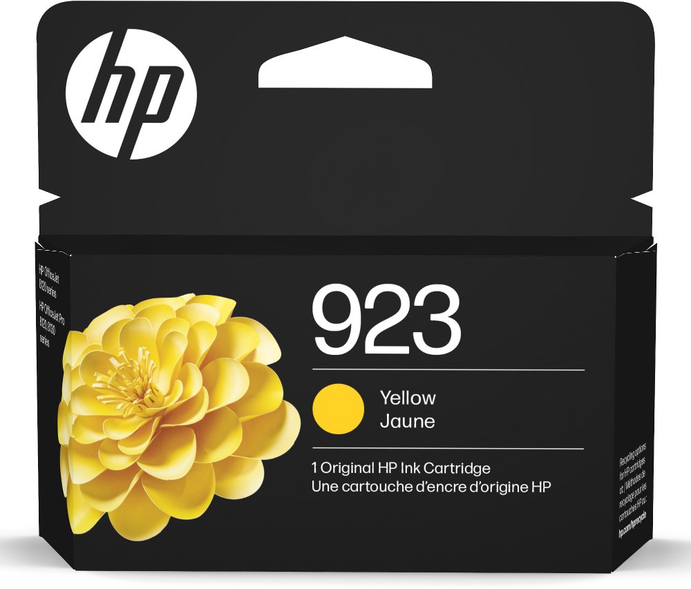 HP 923 Standard Capacity Ink Cartridge - Yellow