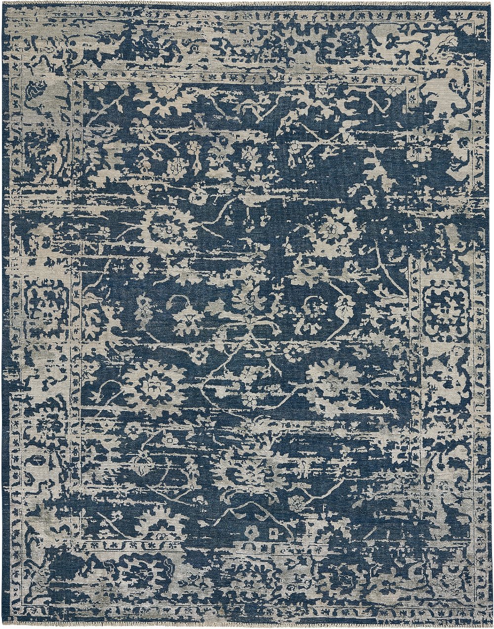 Makrana 8 x 10 Vintage Blue Area Rug