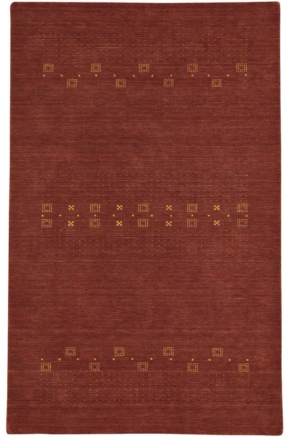 Simply Gabbeh 5 x 8 Adobe Red Area Rug