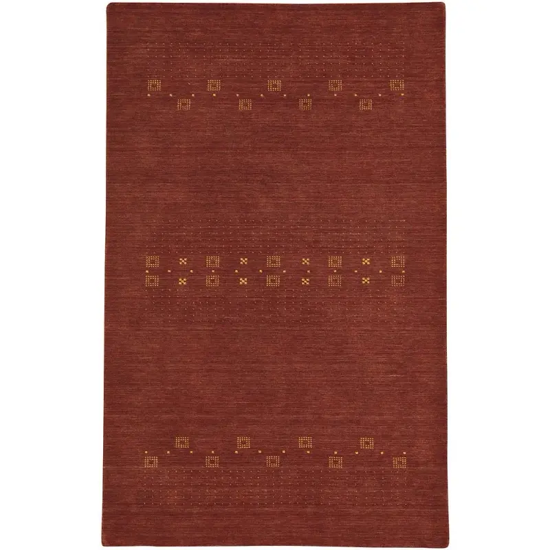 Simply Gabbeh 5 x 8 Adobe Red Area Rug