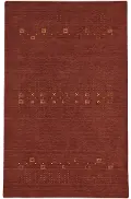 3495RS08001000800/GABBESH-8X10 Simply Gabbeh 8 x 10 Adobe Red Area Rug