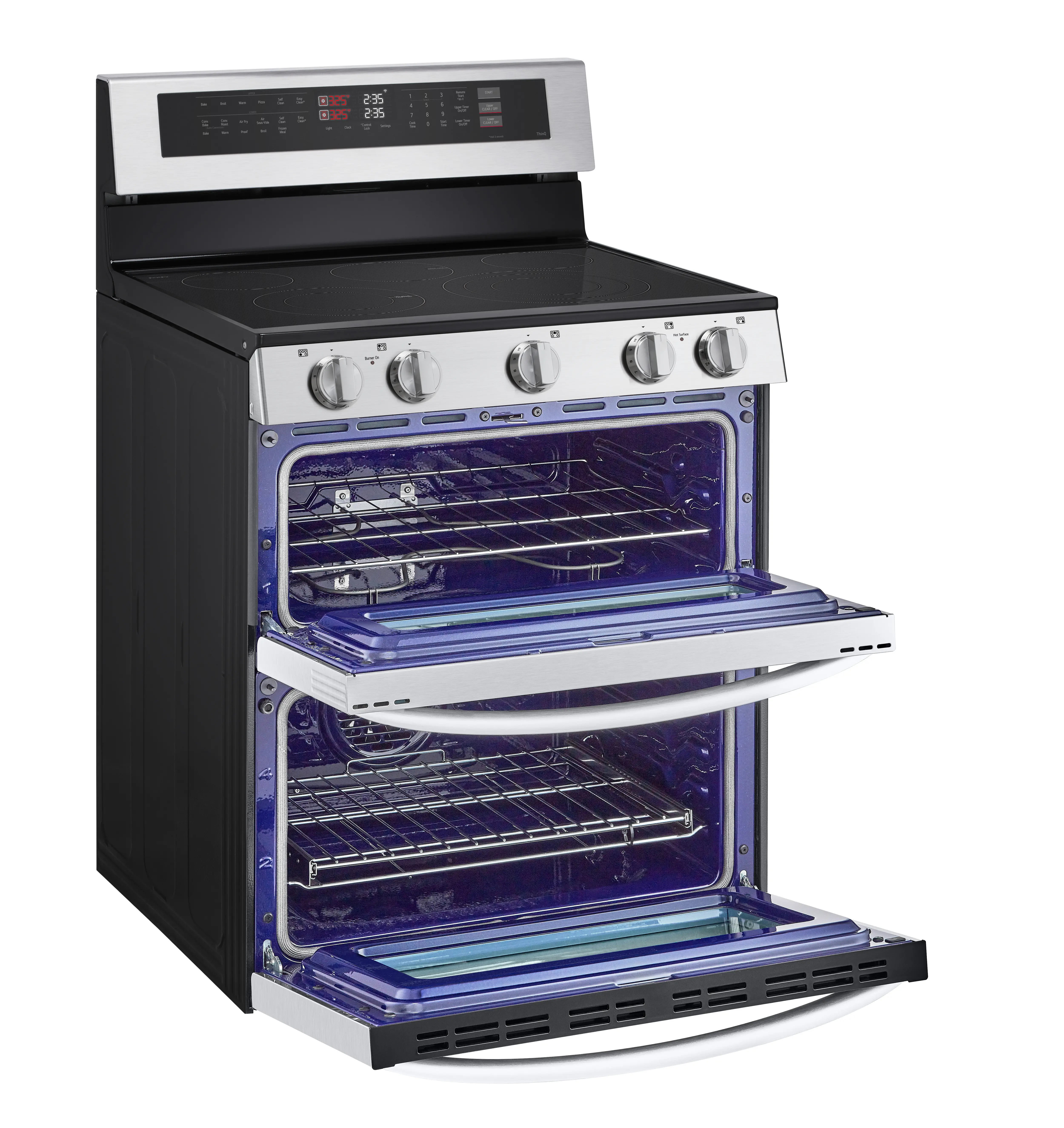 LDEL7324SE LG 7.3 Cu Ft Double Oven Electric Range - Stainless Steel-4