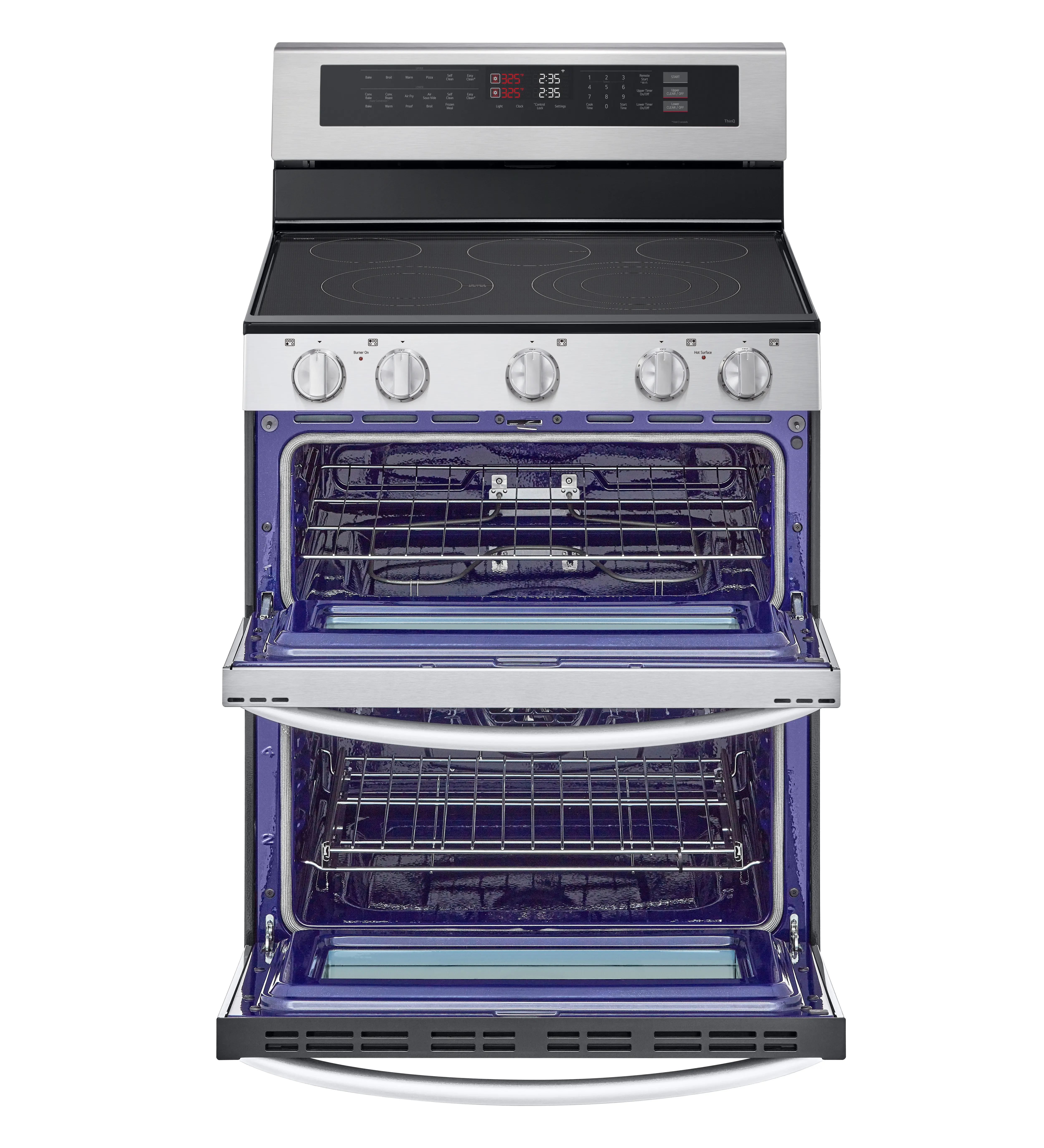 LDEL7324SE LG 7.3 Cu Ft Double Oven Electric Range - Stainless Steel-5