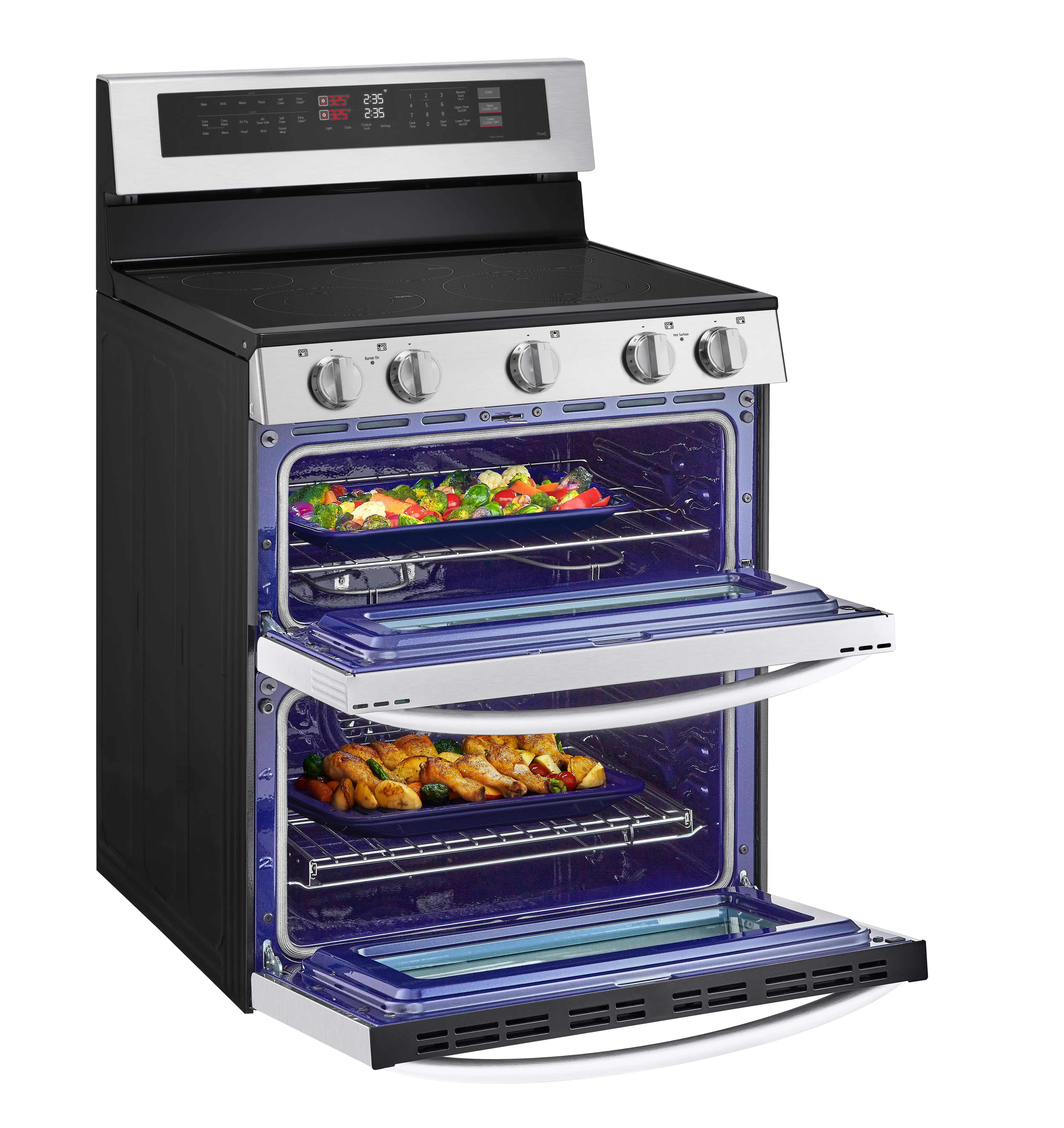 LDEL7324SE LG 7.3 Cu Ft Double Oven Electric Range - Stainless Steel-6