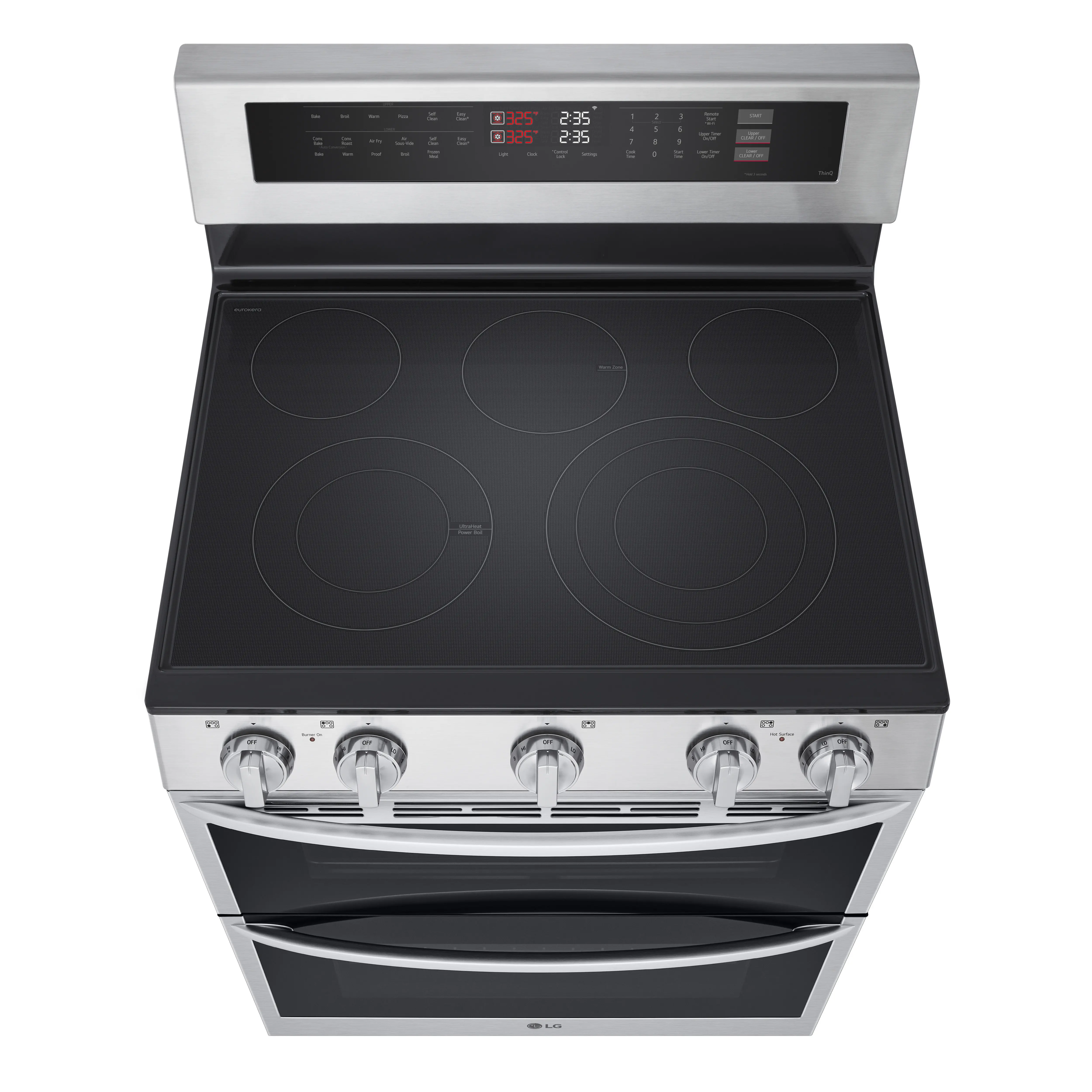 LDEL7324SE LG 7.3 Cu Ft Double Oven Electric Range - Stainless Steel-7