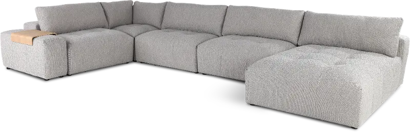 Preston Gray Modular 6 Piece Sectional
