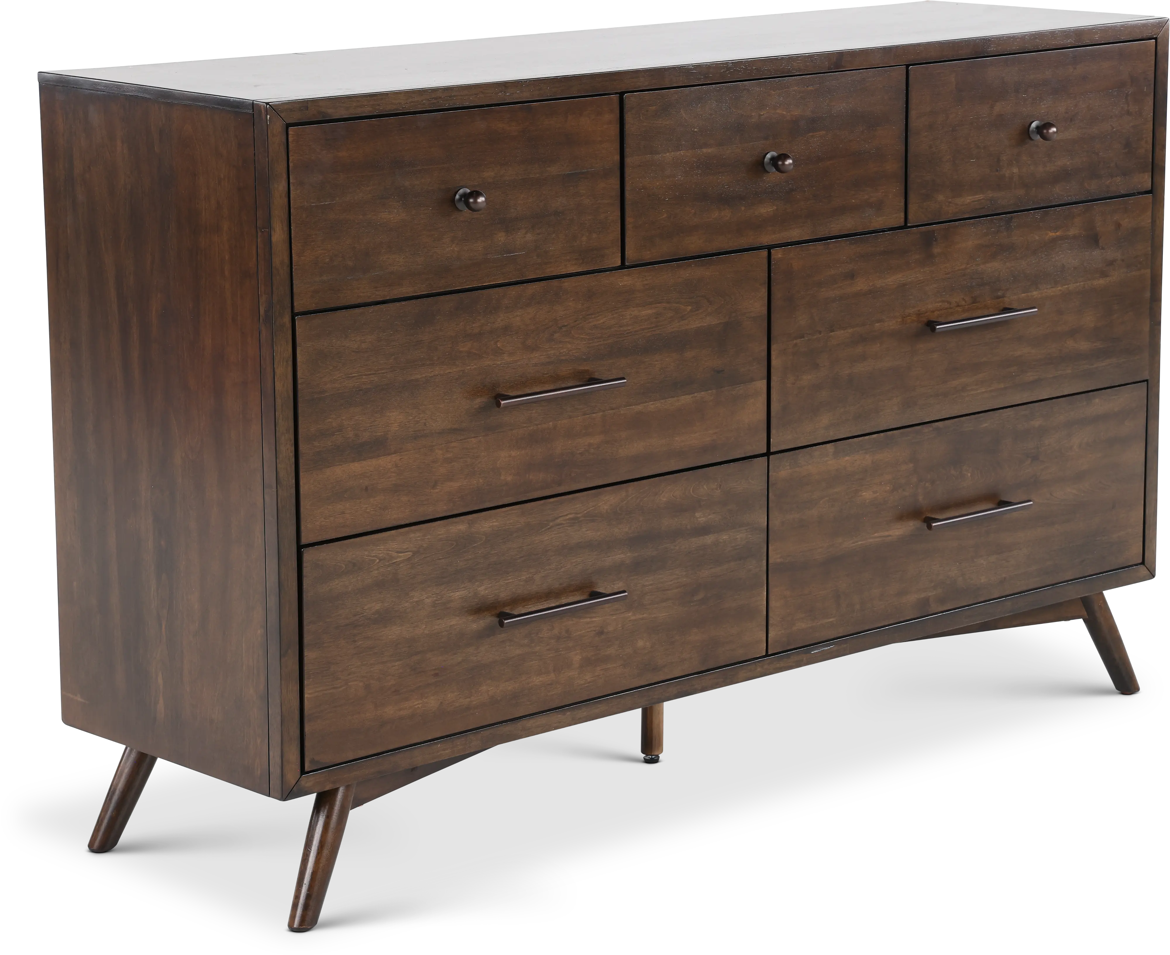 Robin Mid-Century Modern Walnut Brown Dresser-1