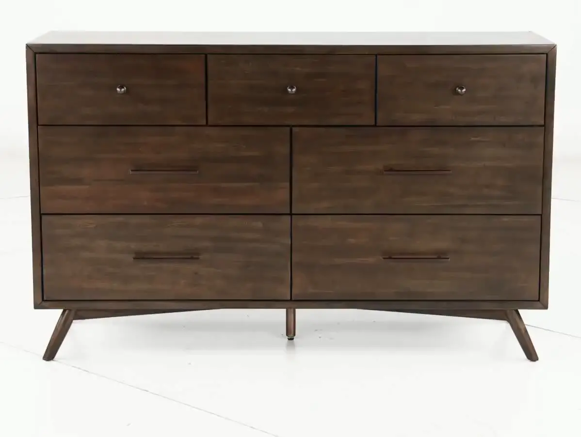 Robin Mid-Century Modern Walnut Brown Dresser-4
