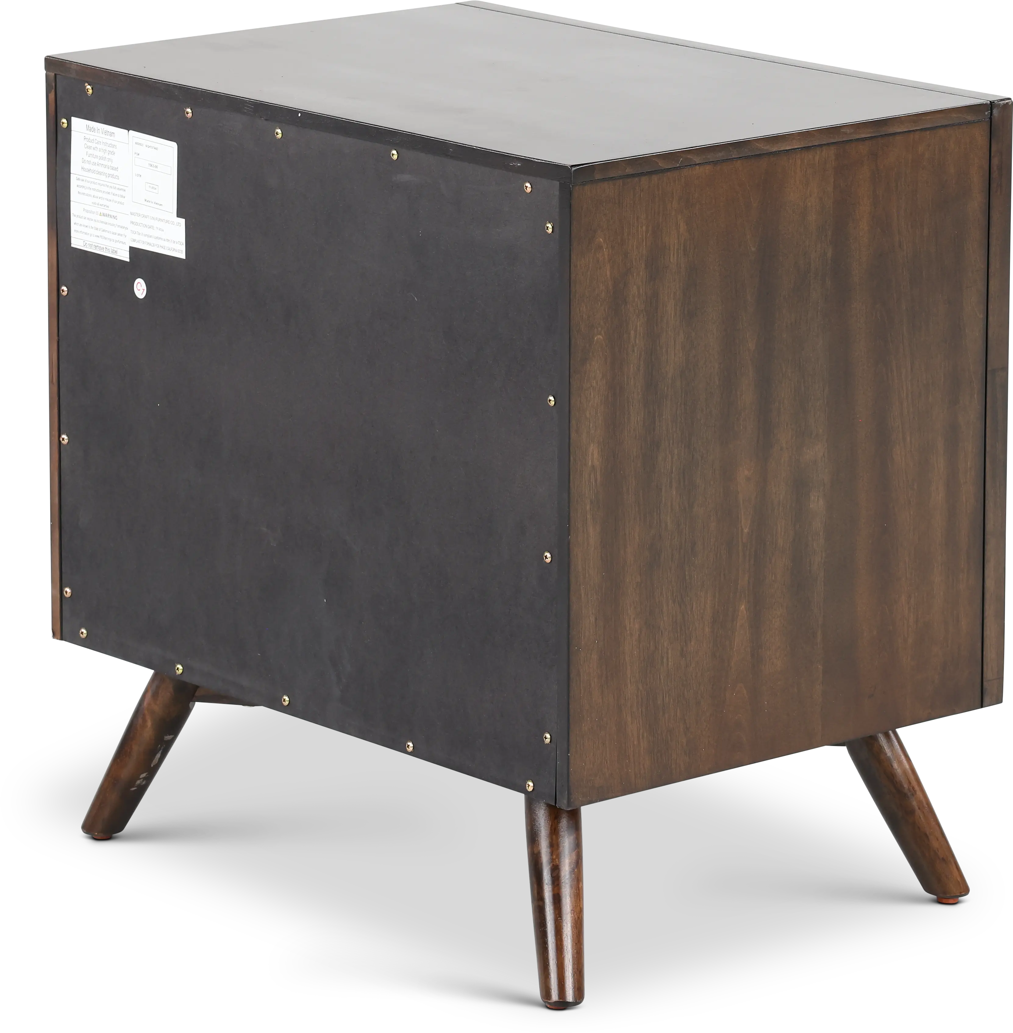 Robin Mid-Century Modern Walnut Brown Nightstand-6