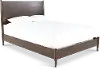 Robin Mid-Century Modern Walnut Brown Queen Platform Bed