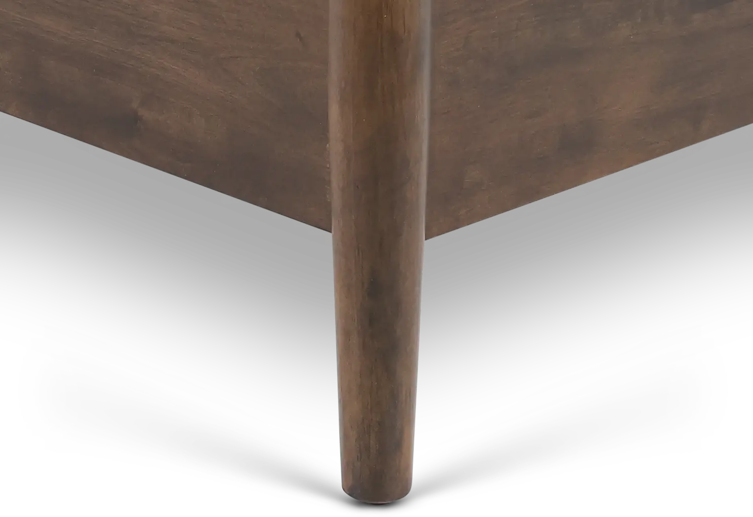 Robin Mid-Century Modern Walnut Brown King Platform Bed-8