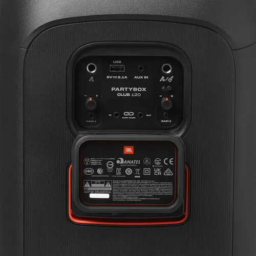 JBLPBCLUB120AM JBL PartyBox Club 120 Wireless Party Speaker - Black-9