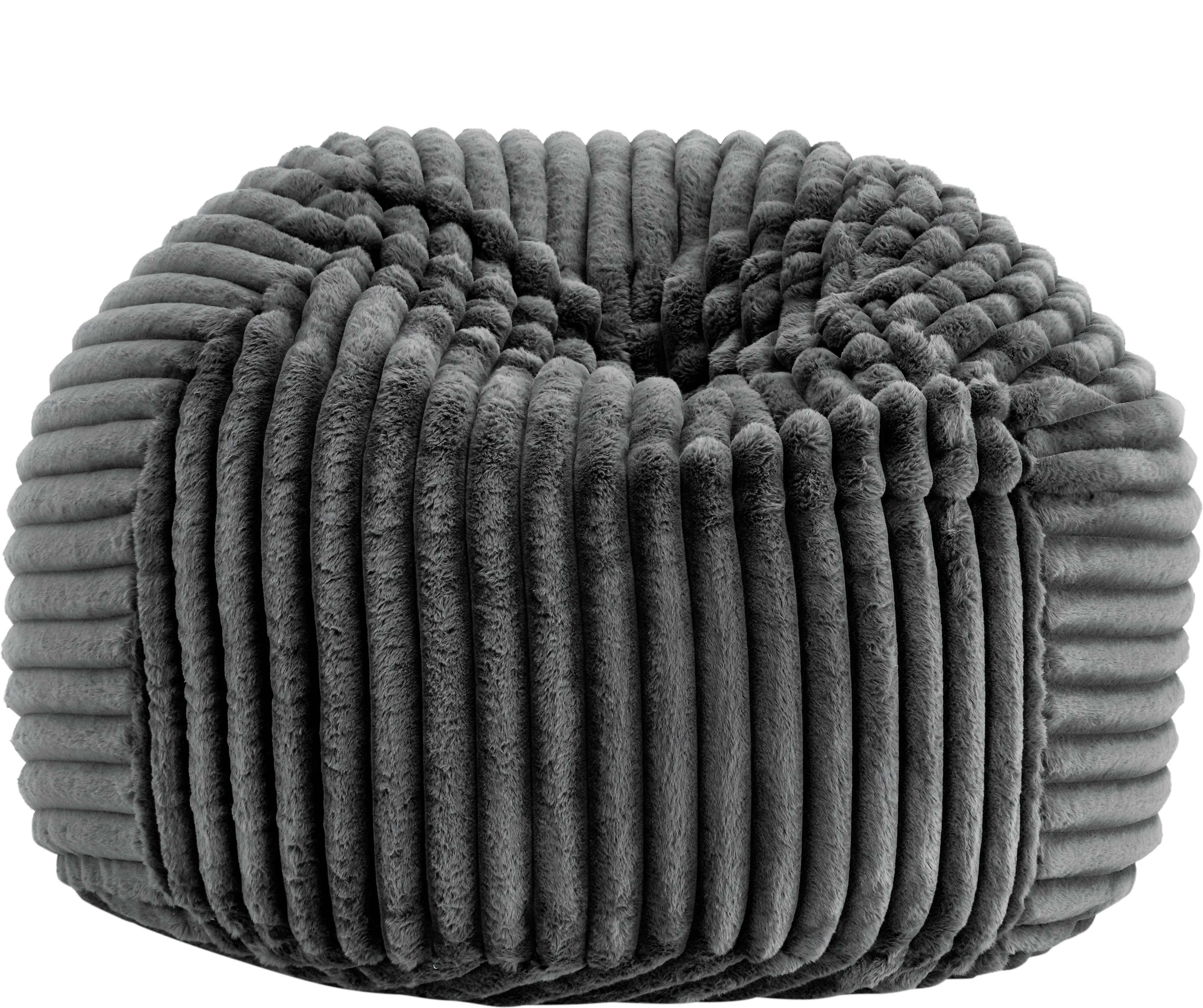 Sky Luxe Dark Gray Memory Foam Lounger-1