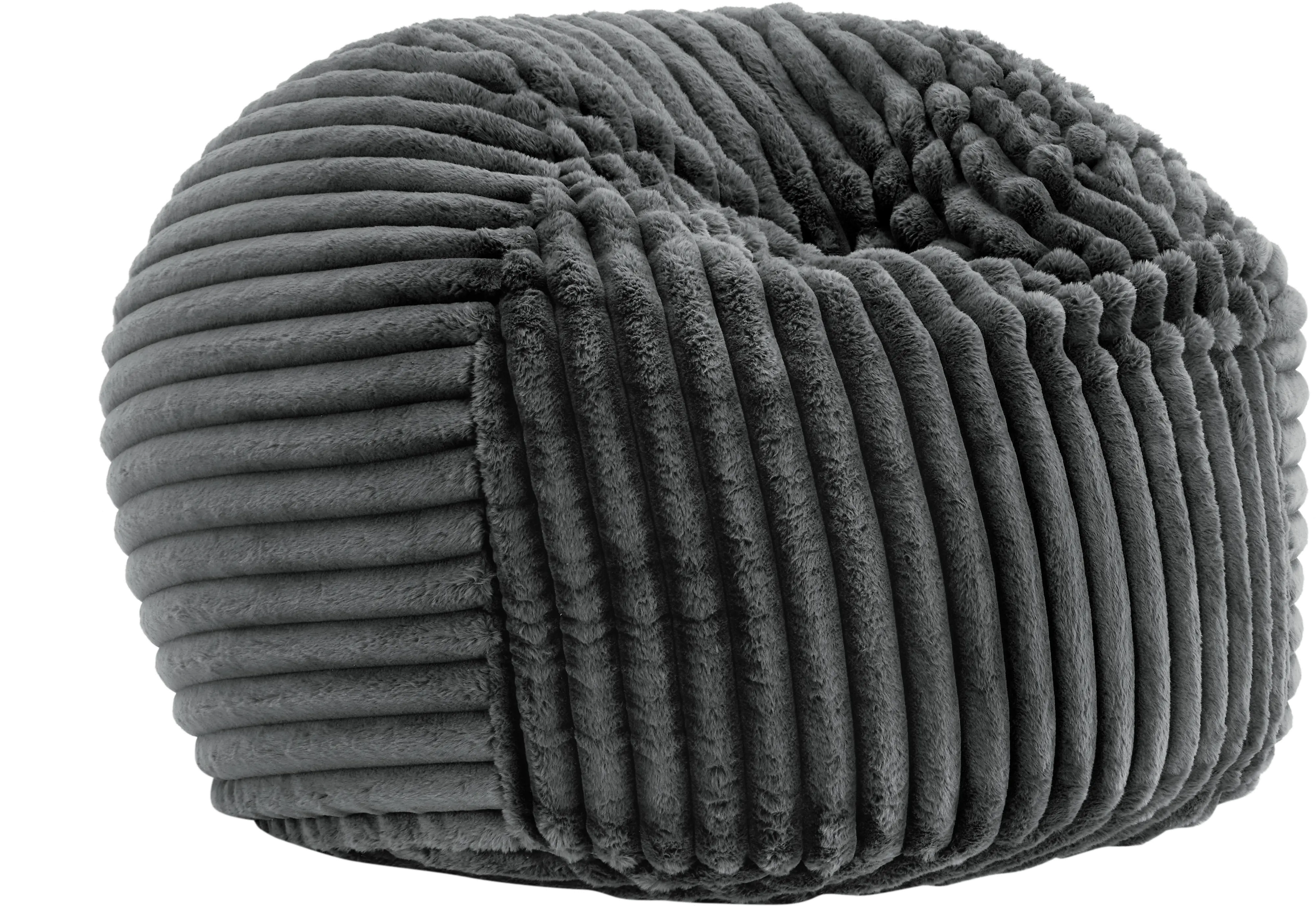 Sky Luxe Dark Gray Memory Foam Lounger-3