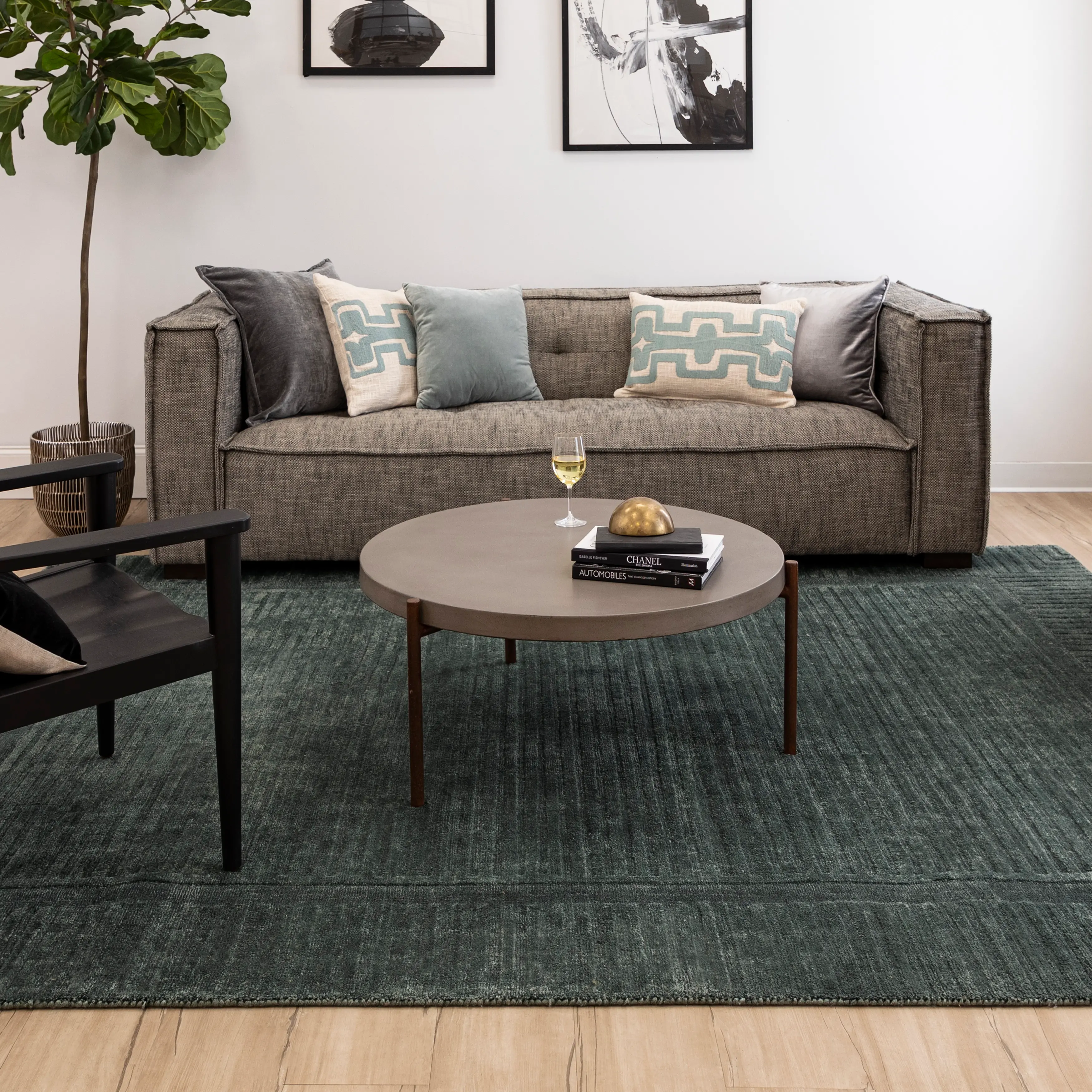 R1194-585/TERRA/FIRM-BLUE/5X8 Terra Firma 5 x 8 Twilight Blue Area Rug-3