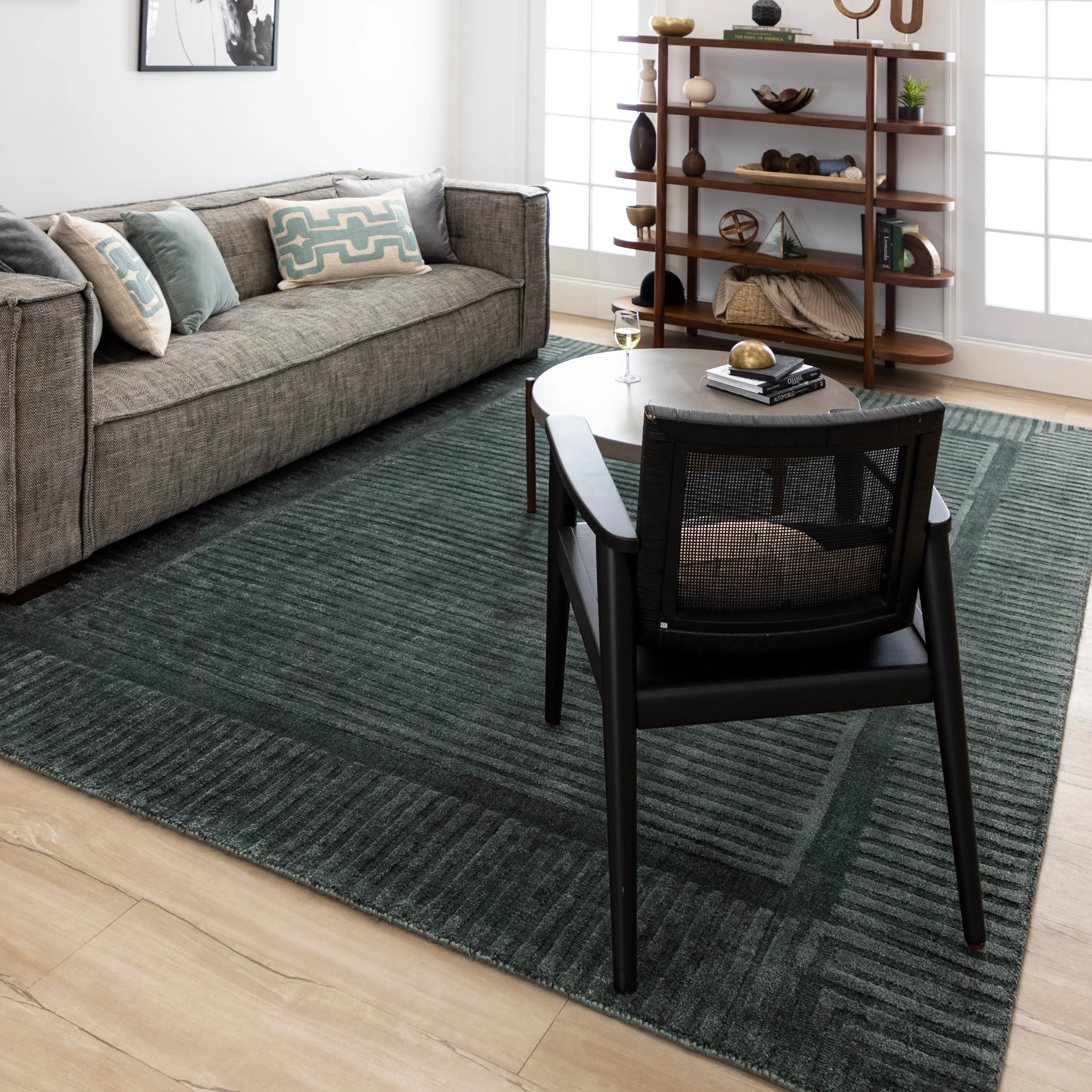 R1194-585/TERRA/FIRM-BLUE/5X8 Terra Firma 5 x 8 Twilight Blue Area Rug-4