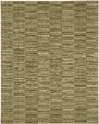 R1091-214/SAGE-GREEN/8X10 Broken Stripe 8 x 10 Sage Green Area Rug