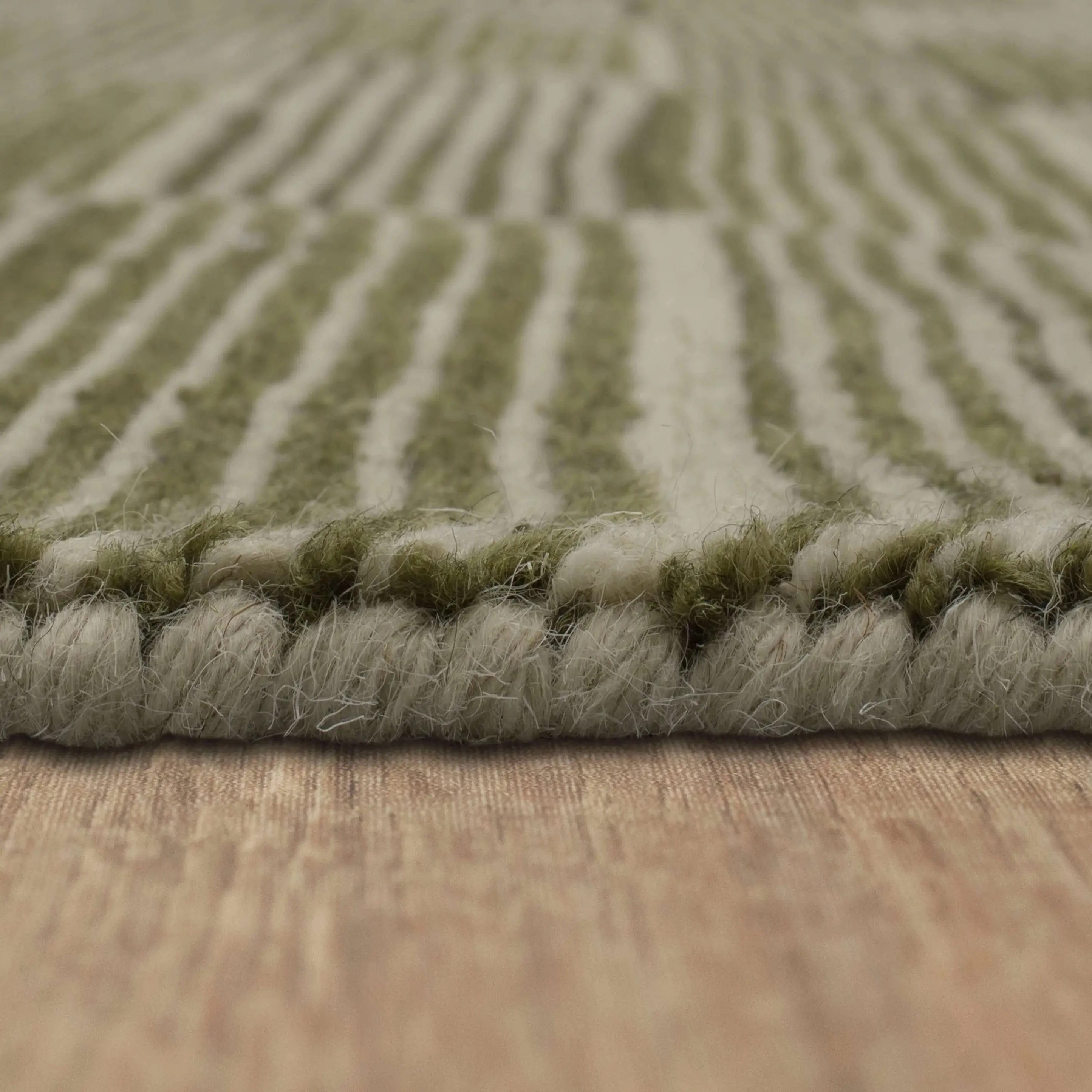R1091-214/SAGE-GREEN/8X10 Broken Stripe 8 x 10 Sage Green Area Rug-5