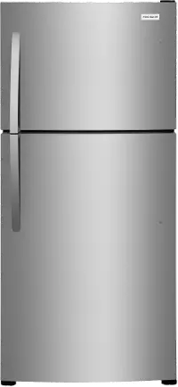 FFHT2022AS Frigidaire 20 Cu Ft Top Freezer Refrigerator - Stainless Steel