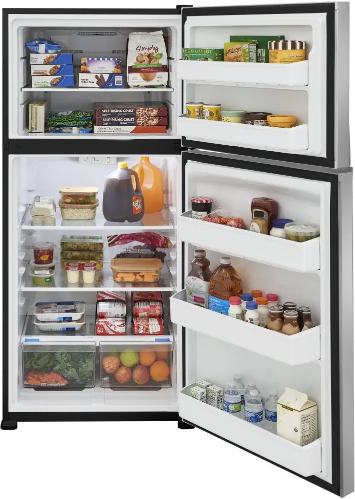 FFHT2022AS Frigidaire 20 Cu Ft Top Freezer Refrigerator - Stainless Steel-4