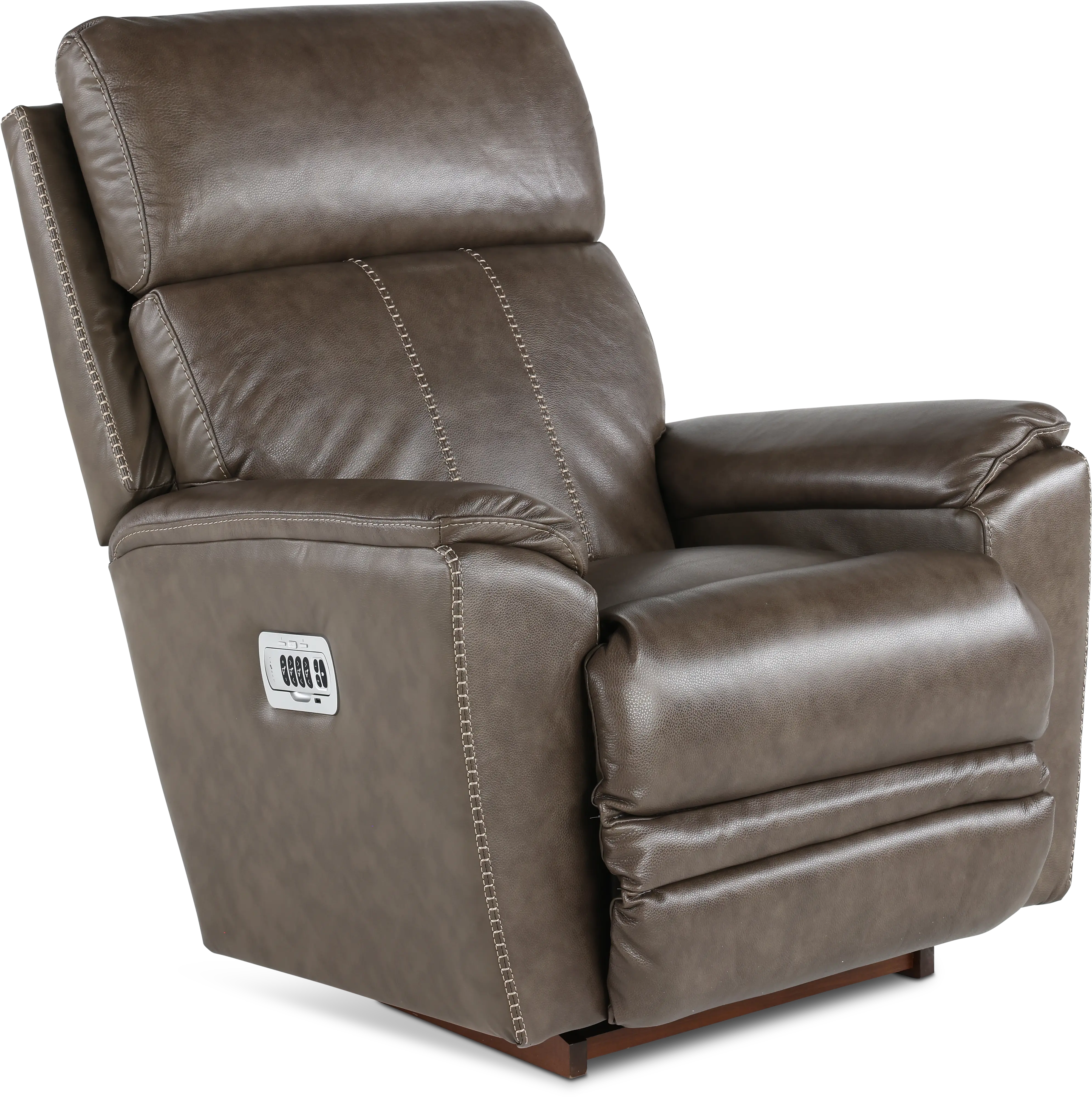 10X-754-RW/LB159053 Talladega Gray Power Rocker Recliner with Headrest and Lumbar-1