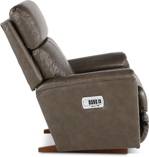 Talladega Gray Power Rocker Recliner with Headrest and