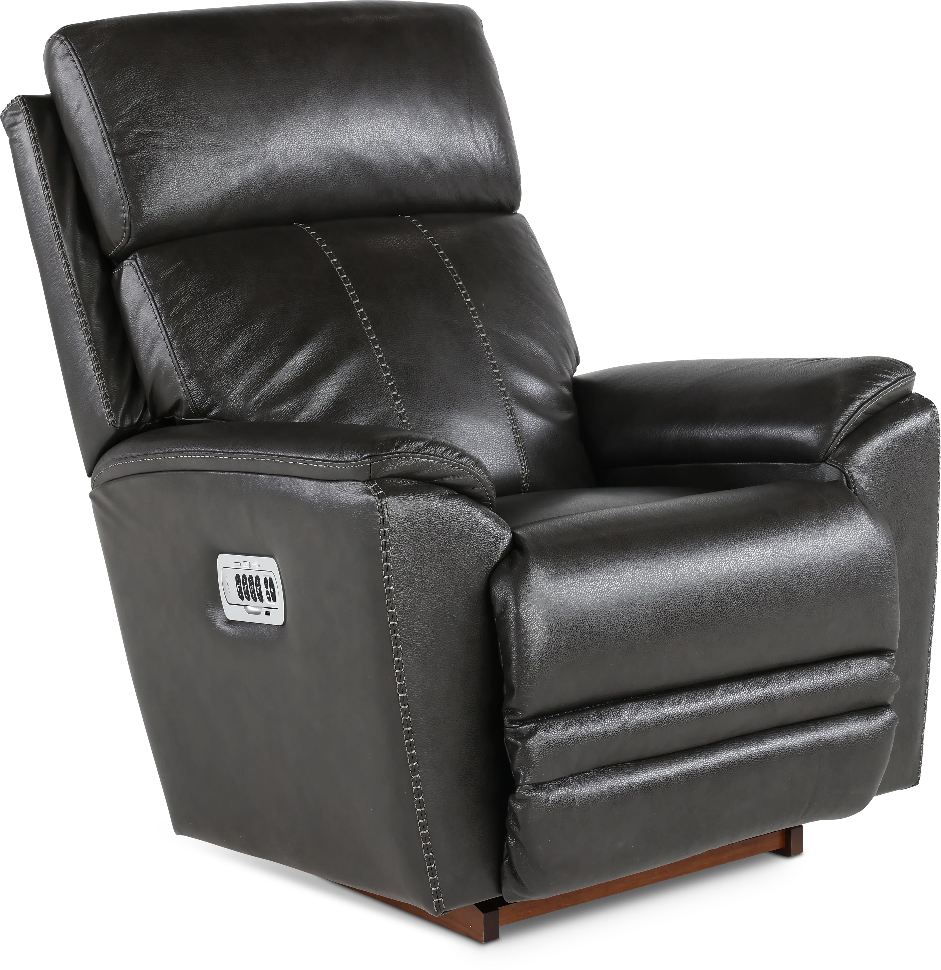 10X-754-RW/LB159058 Talladega Shitake Power Rocker Recliner with Headrest and Lumbar-1
