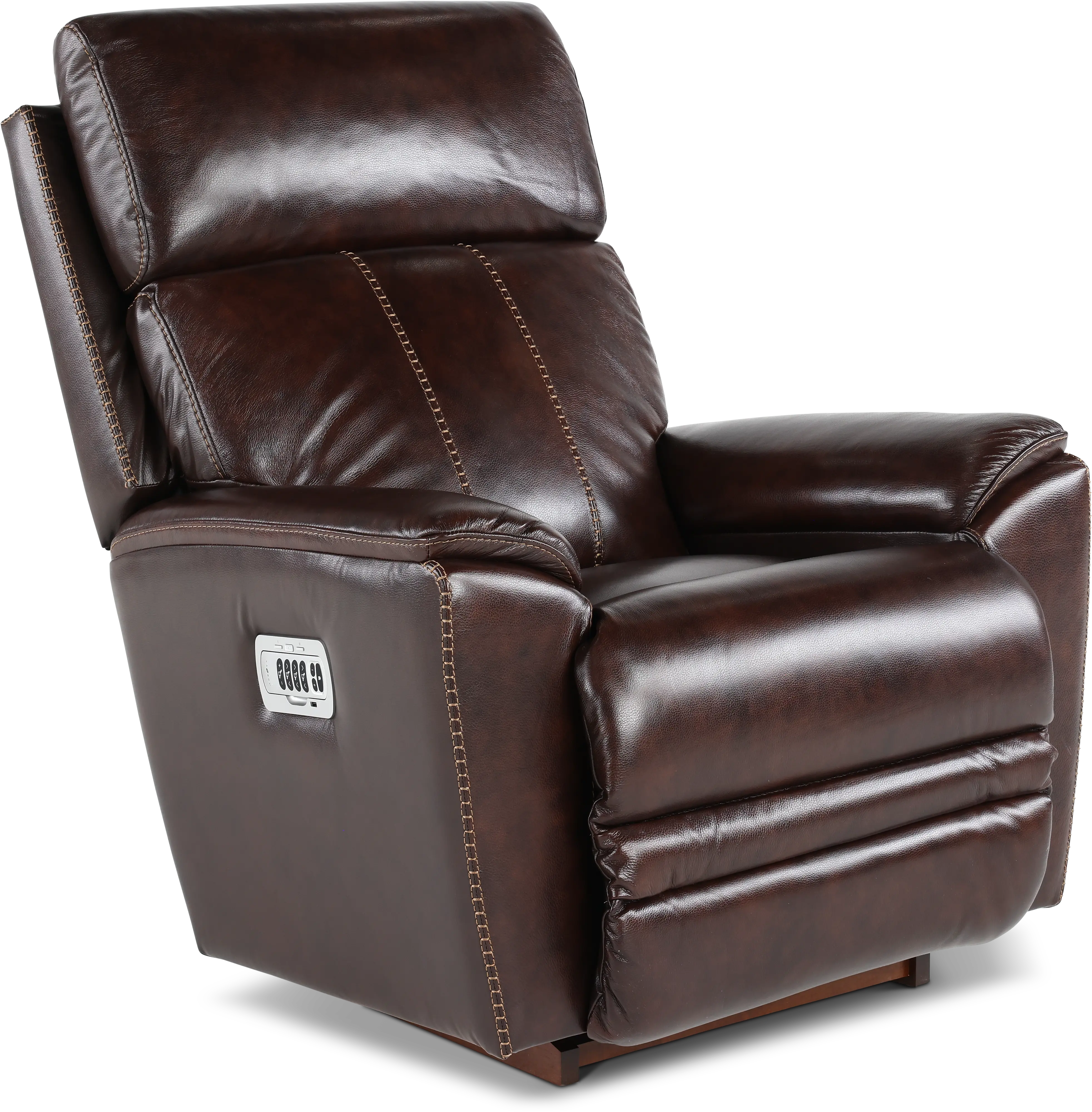 Talladega Chestnut Power Rocker Recliner with Headrest and