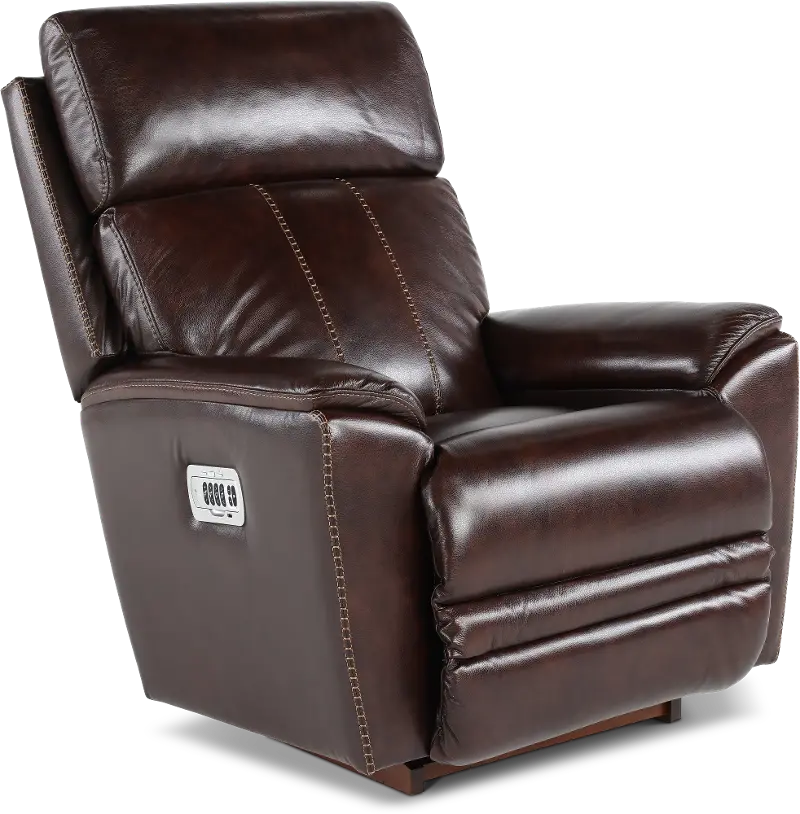 Talladega Chestnut Power Rocker Recliner with Headrest and Lumbar