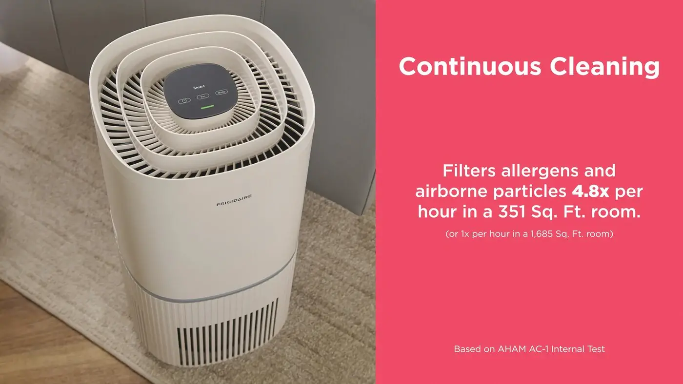 FHAP2040A1 Frigidaire PureA300 XL HEPA Air Purifier with WiFi-6