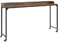 Sumter Brown and Black Over-Bed Desk