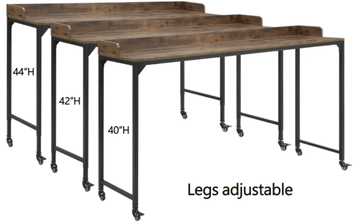 Sumter Brown and Black Over-Bed Desk-7