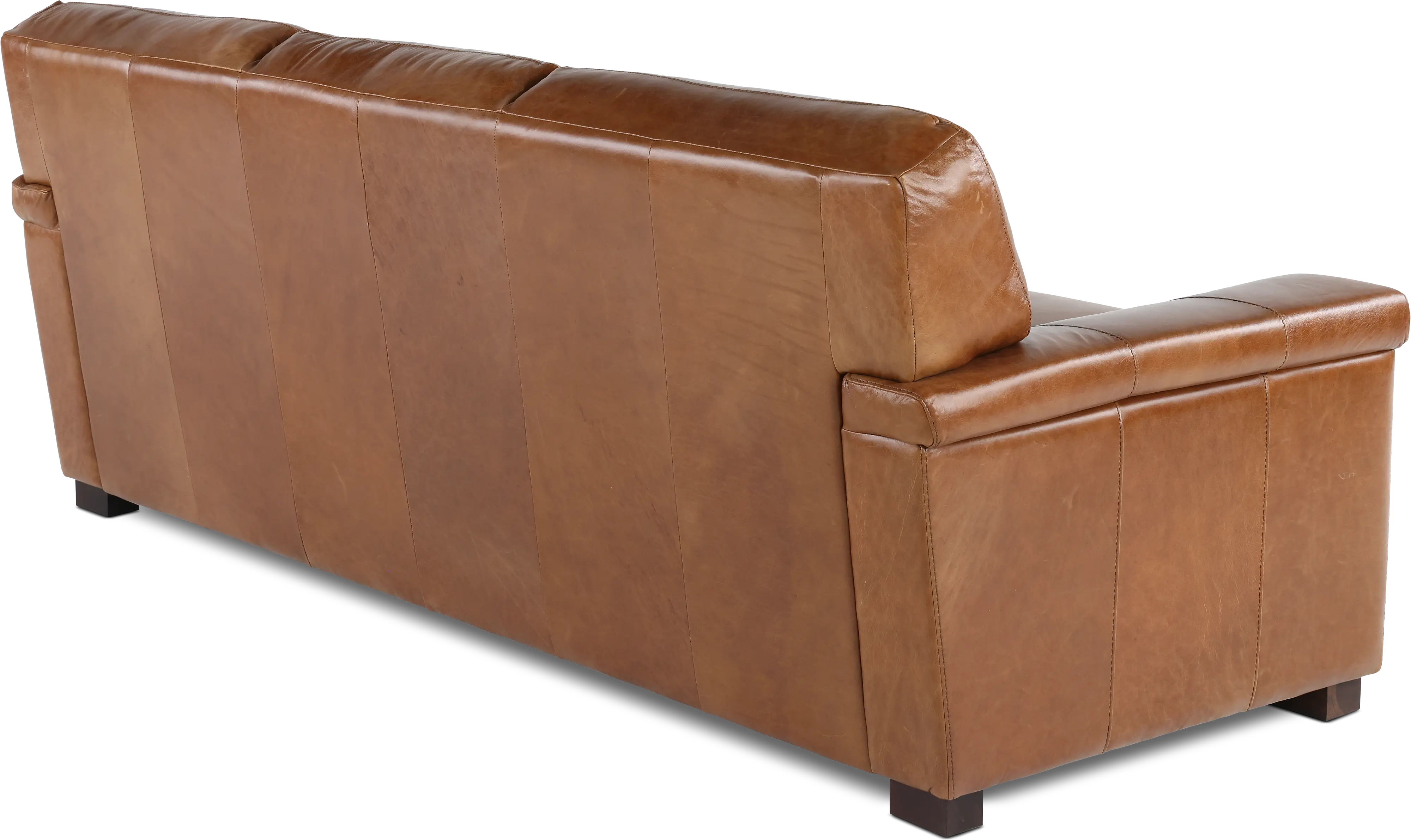 Splendor Brown Leather Sofa-6