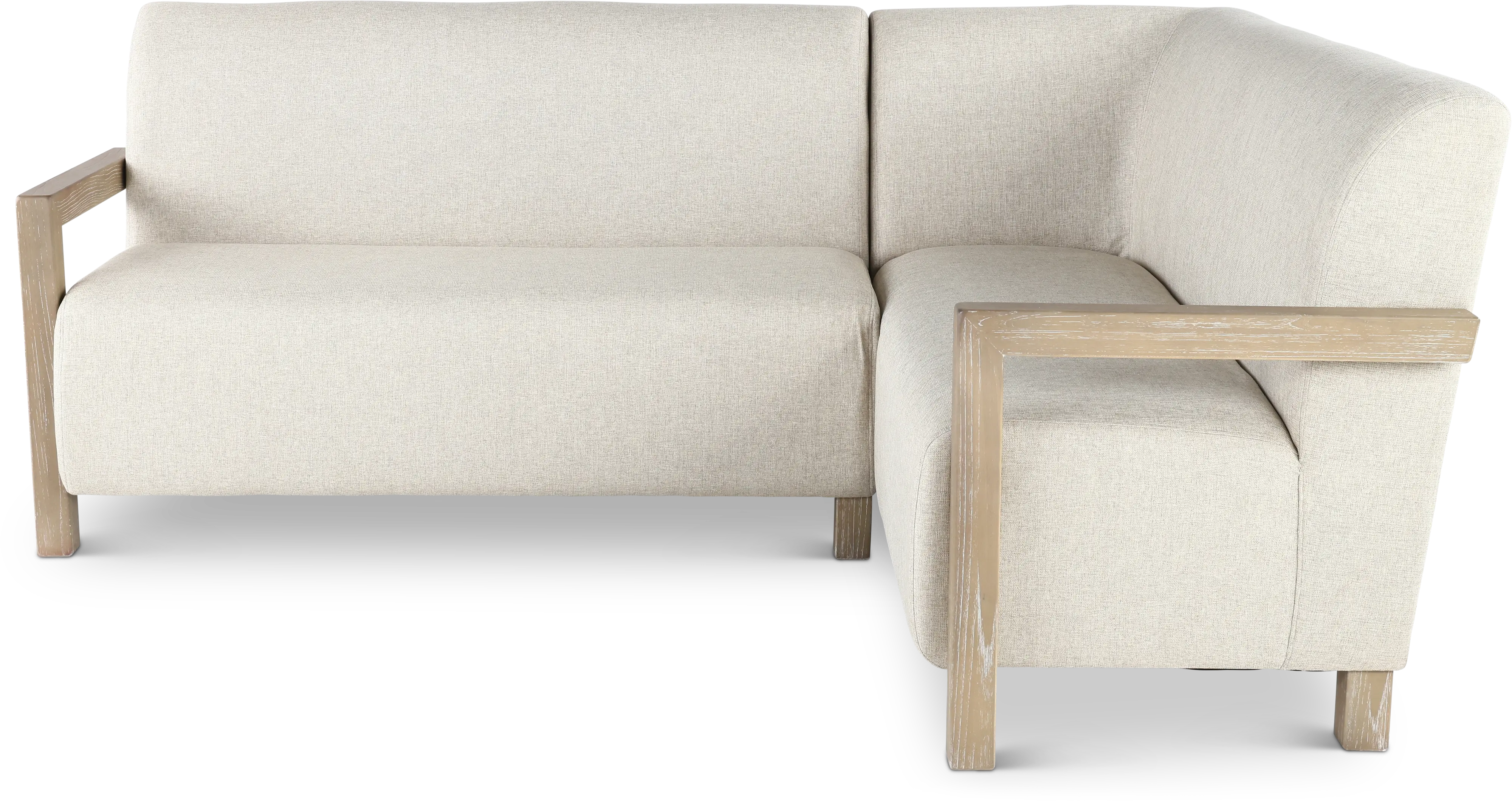 Gibson Wheat and Light Gray Upholstered Corner Seating-4