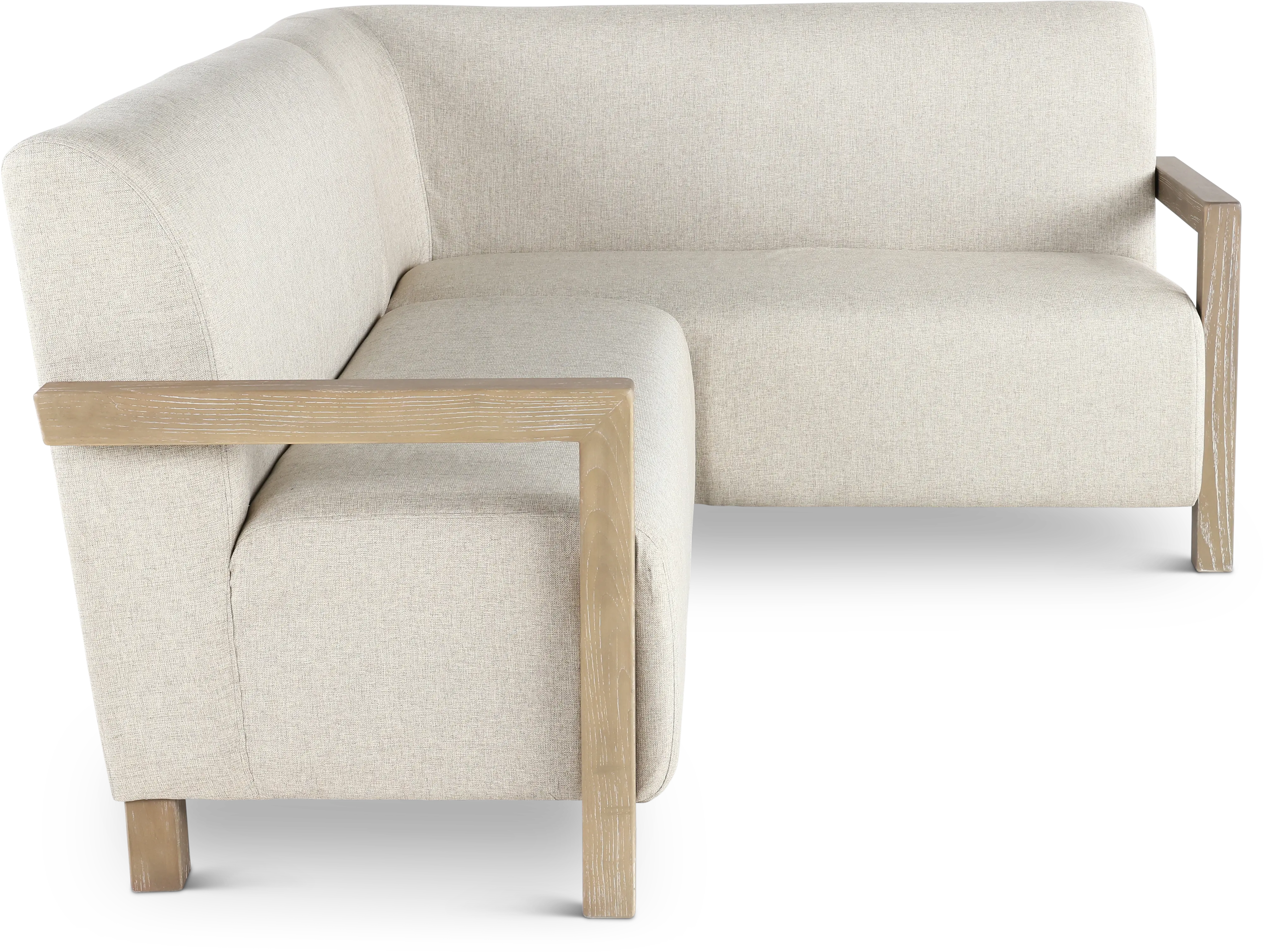 Gibson Wheat and Light Gray Upholstered Corner Seating-7