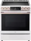 LSES6338N LG Studio 6.3 Cu Ft Smart Electric Range with ProBake Convection® - White