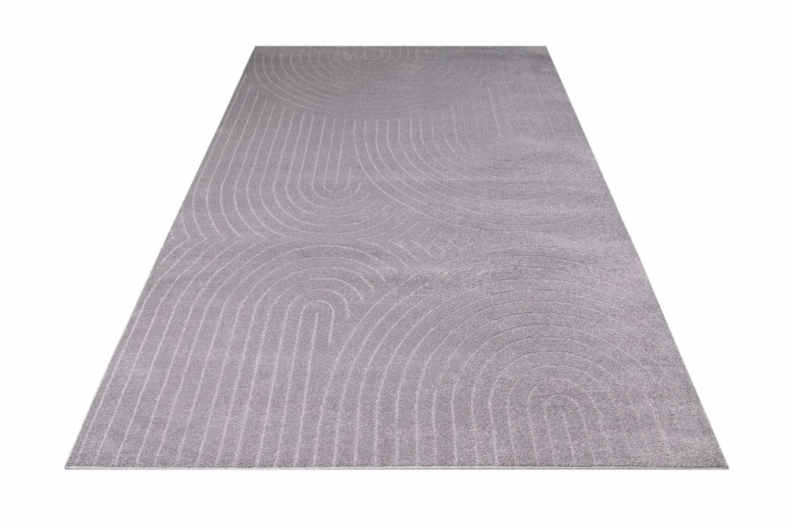 Pure Light 8 x 10 Gray Area Rug-3