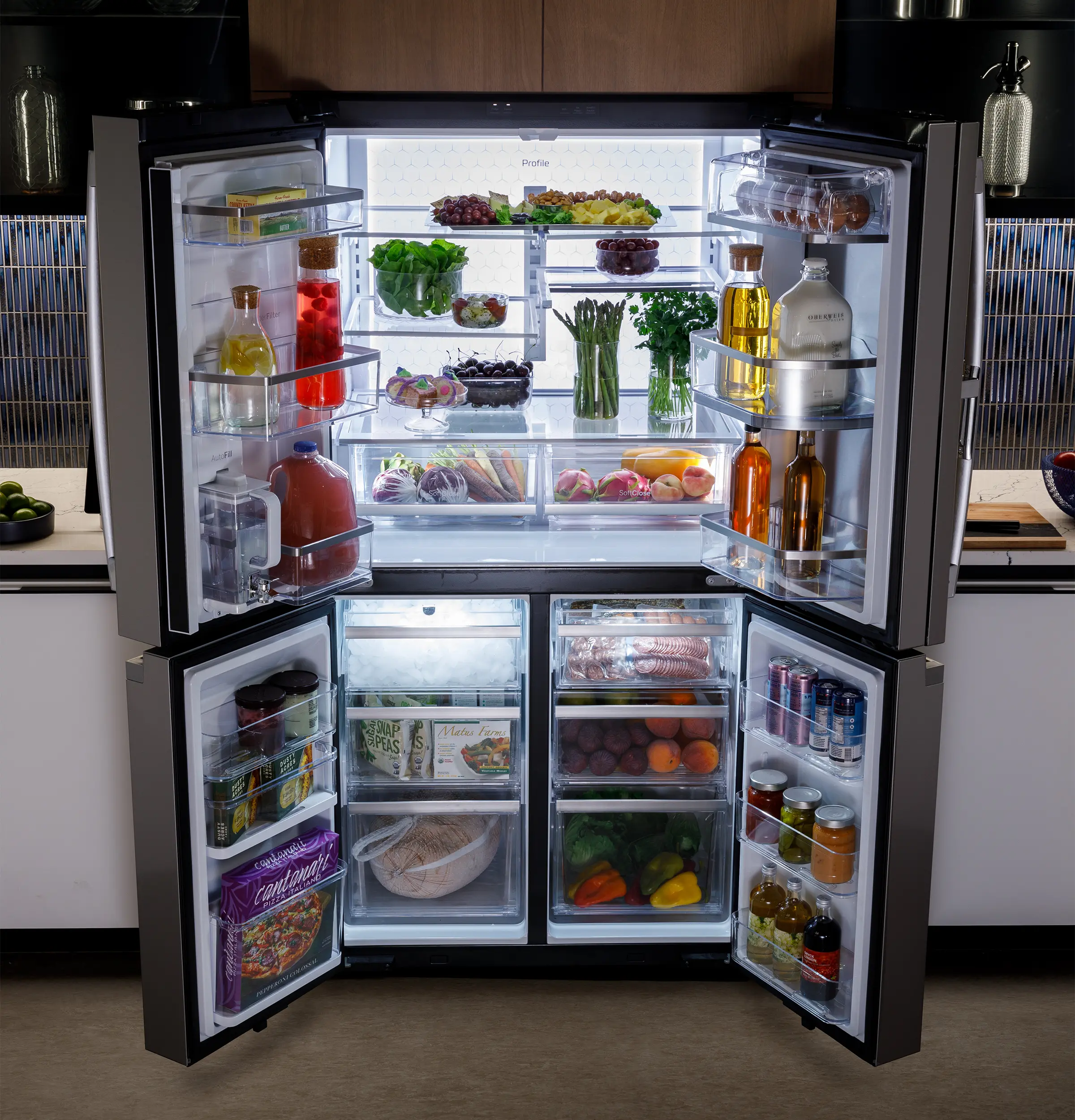 PAD28BYTFS GE Profile 28.4 Cu Ft Four-Door Refrigerator - Stainless Steel-12