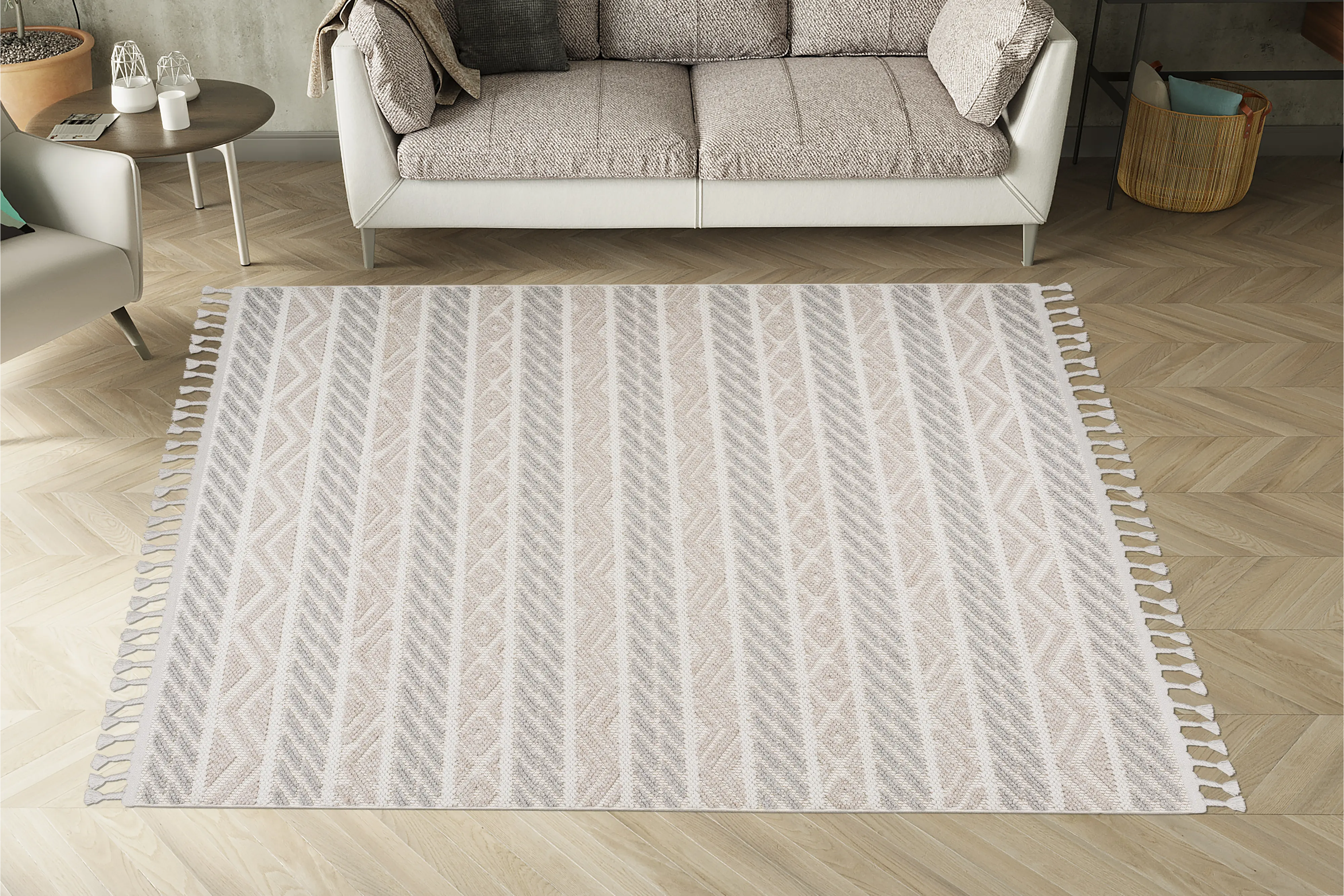 Athena 8 x 10 Earthen Beige Area Rug-3