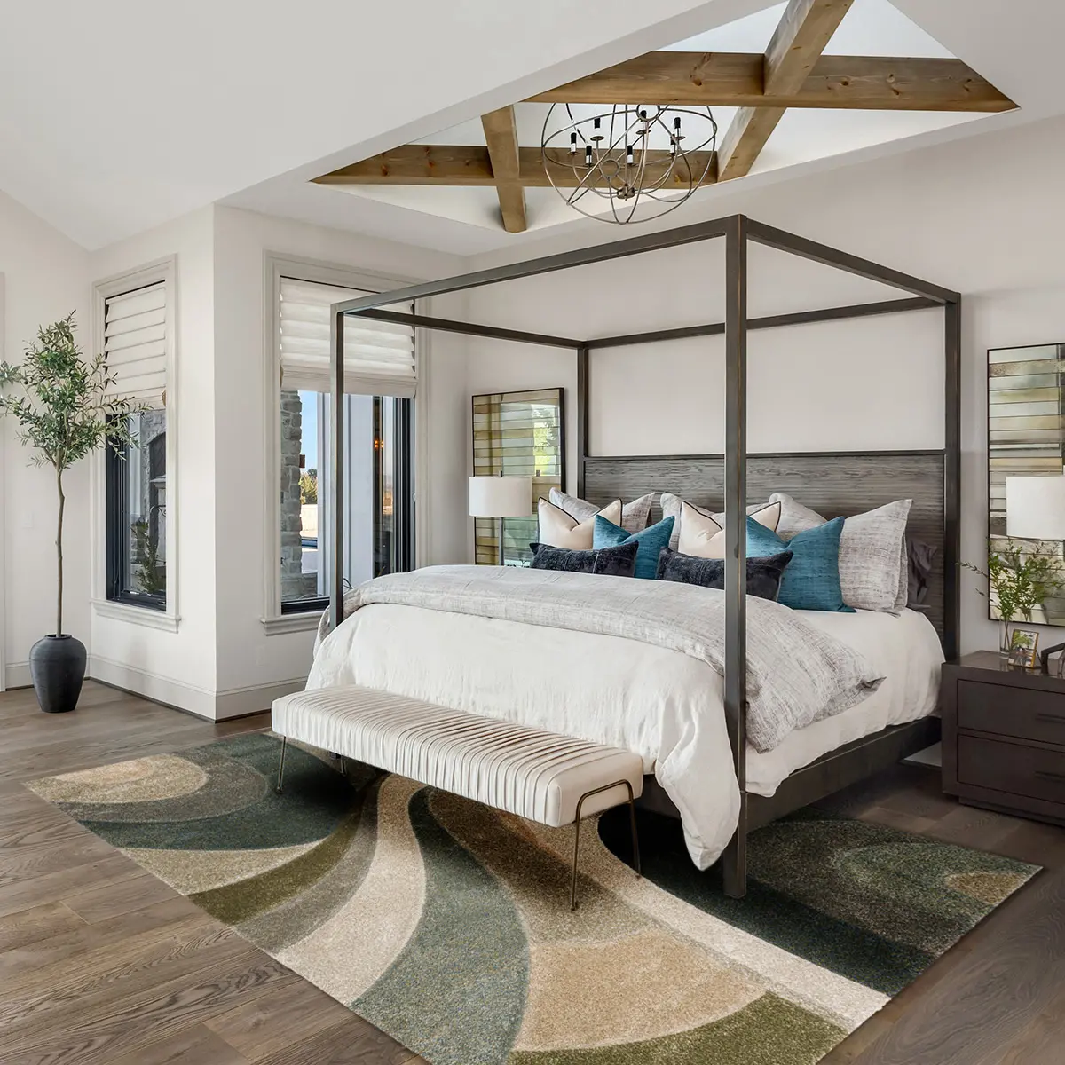 CO3FE5X8/FERNWAY-5X8 Carmona 5 x 8 Fernway Green Area Rug-7